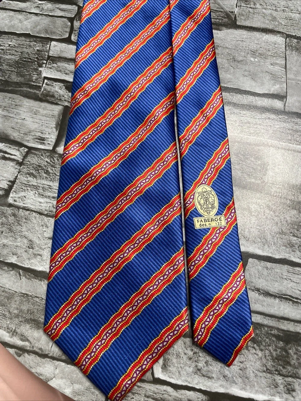 Faberge vintage silk tie
